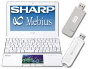 SHARP Mebius PC-NJ70A{C[oC USB^Cv[D11LC/D22HWZbg